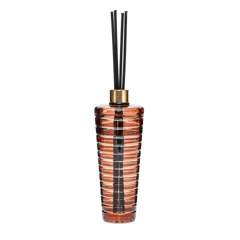 400 ml Kahverengi Linea Konik Cam Oud Vanilya Oda Kokusu