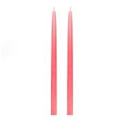 2 adet Pembe Uzun Şamdan Mum Seti (42 cm)