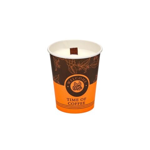 Ahşap Fitilli Crackling(Çıtırtılı) Black Vanilya Vegan Refil Mum 130 gr