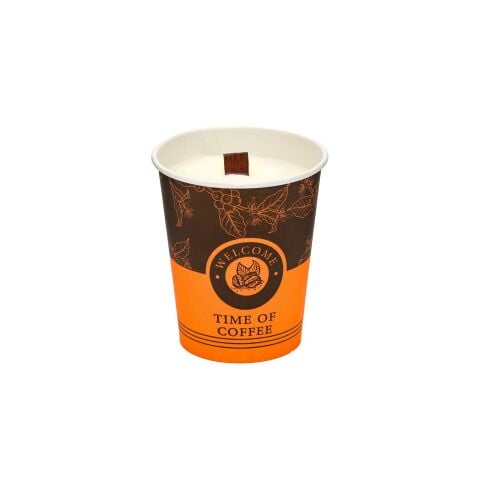 Ahşap Fitilli Çıtırtılı (Crackling) Palo Santo Vegan Refil Mum 130 gr