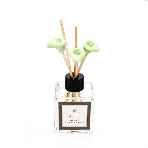 50 ml Gelin Çiçeği Taş Bambu Çubuklu Yasemin Sandal Oda Kokusu