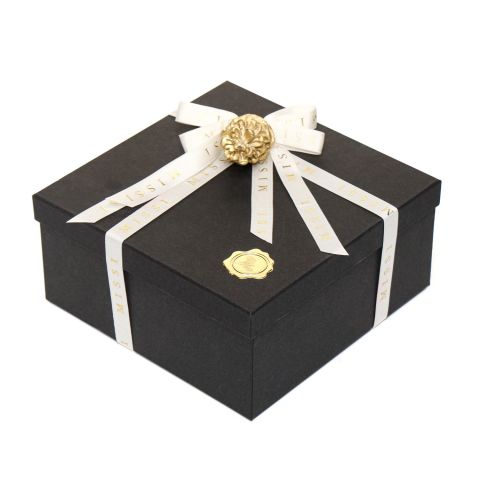 Siyah Golden Glow 200 ml Black Orchid Oda Kokusu ve Mumluk Hediye Seti (Dekoratif Sıvama Kutulu)