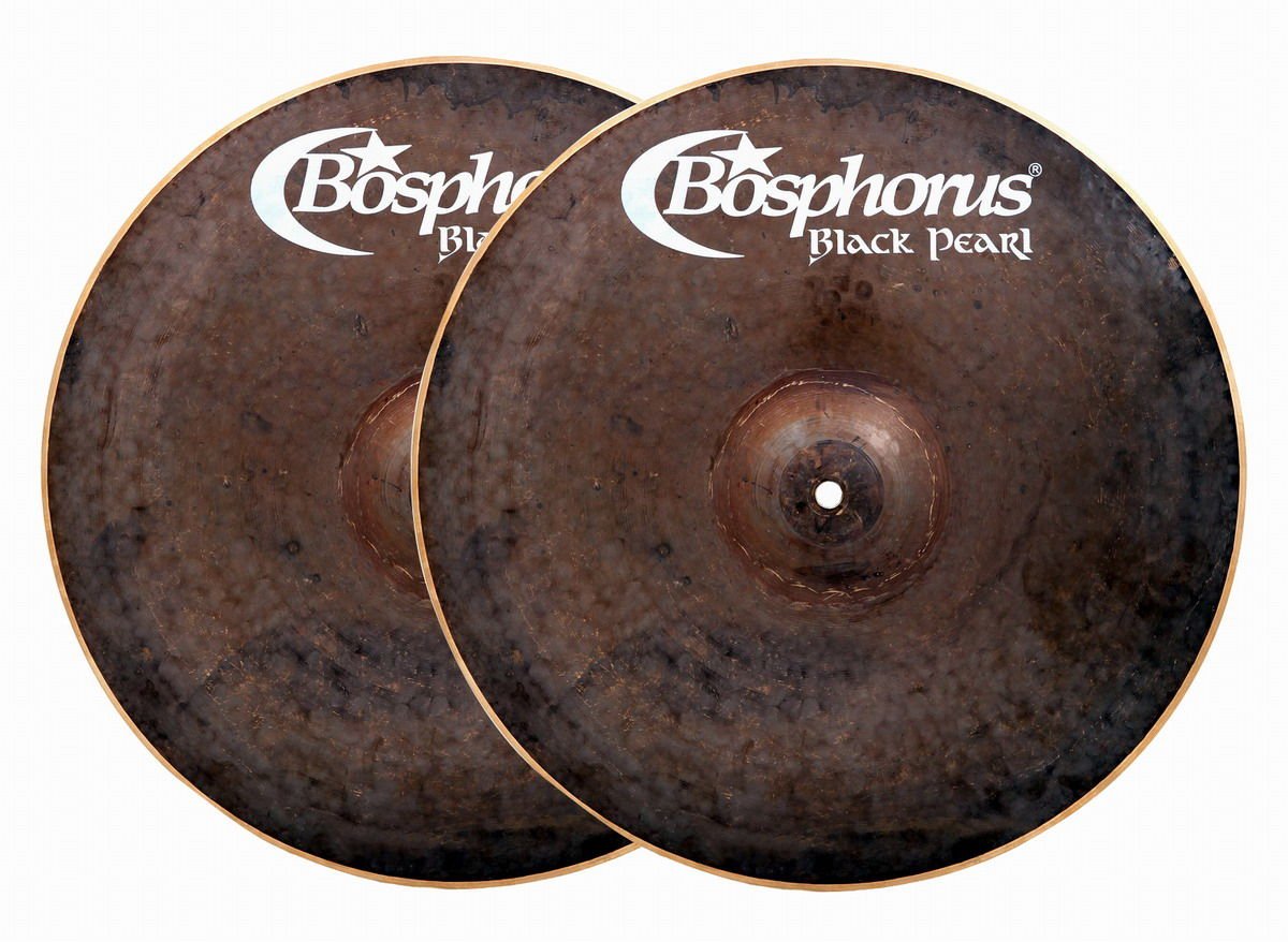 Bosphorus 15 inch Black Pearl Series Hihat Cymbals Pair