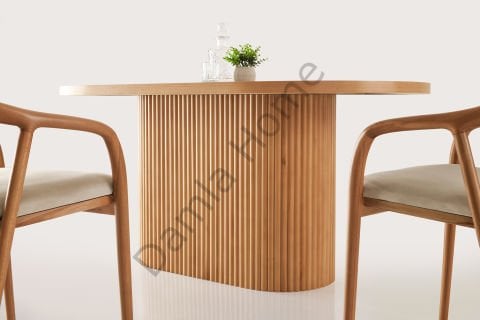Asos Masa Sandalye Takımı - Kayın/Naturel