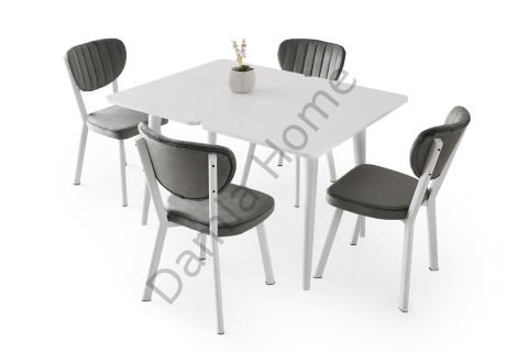 Rüya Masa Sandalye Takımı - Beyaz