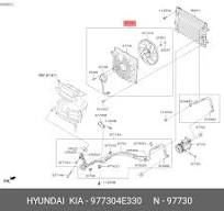 Kia Bongo 2020-23 Klima Fanı Komple Mobis.977304E330