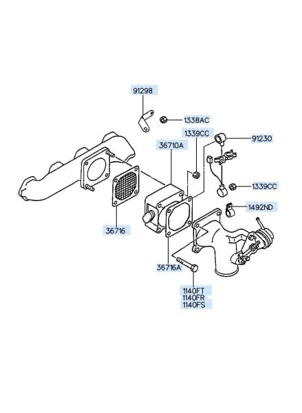 Kia Cerato 2002-09 Kalorifer rezistansı Mobis,367102A300
