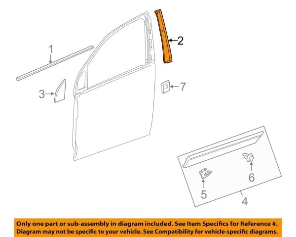 Chevrolet Captiva Kapı Direk Bantı Sol Ön  GM,95238091