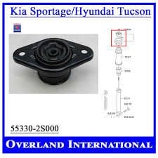 Kia Sportage 2011-15 Arka Amörtisör Takozu Kore.55310-2S000