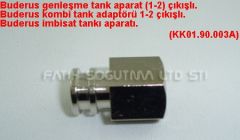 Buderu Genleşme tank aparat (1/2) çıkışlı ( KK01.97.195 ) Buderu kombi tank adaptörü 1/2 çıkışlı . buderu İmbisat Tankı aparatı .