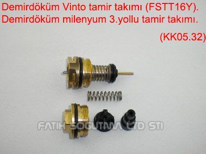 Demirdöküm vinto tamir takımı 3.Yollu ( KK01.96.958 )  Demirdöküm milenyum 3.yollu tamir takımı