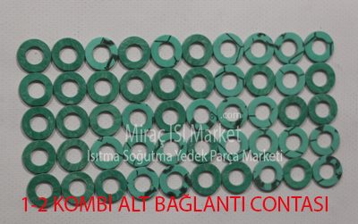 1/2 kombi alt bağlantı contası klingrit  2mm 1.Paket (50adet) ( KK01.47.109 ) kombi alt bağlantı contası 1/2 .