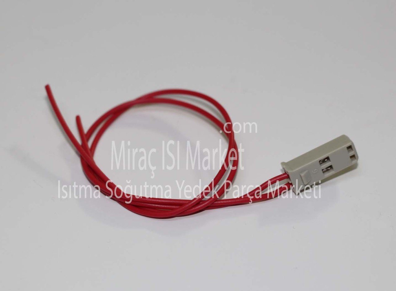 Kombi ntc sensör kablosu . jak uçlu (Erkek) kablo uzunluk .15cm ( KK01.94.200 )  Ntc sensör kablosu .