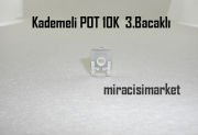﻿Kademeli POT . 10K 4.kademeli Trimpot 3.Bacaklı ACP Spain . Şeffaf renkli  ( 93180001240 ) Ebad ölçüleri (14x14x6mm) kombi kartı kademeli pot .