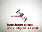 Baymak novadens  entegresi . Kırmızı KARE ana kartlar için 4+4 8.Bacaklı DH321 VG18 Entegre ( 93180001321 )  FSDH321 entegre .  Baymak novadens kart entegresi .