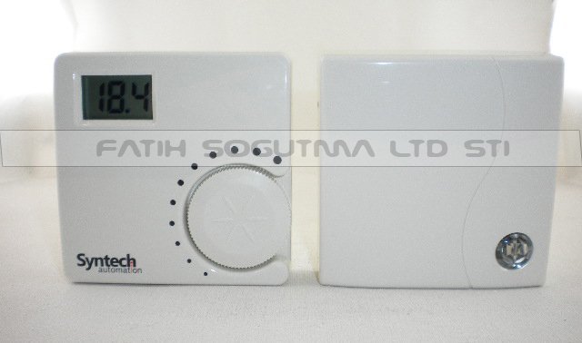 Syntech Syn 176 Kablosuz oda termostatı dijital ( KK01.110 ) Syntech kablosuz oda termostatı .