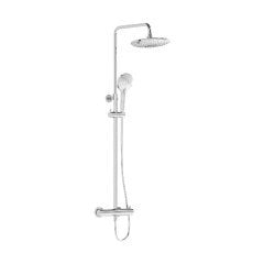 VitrA AquaHeat Bliss 240 A47205 2F Termostatik Duş Sistemi, Krom