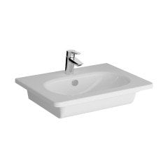 Vitra Root Groove 69482 Lavabo Dolabı, Üç Çekmeceli, 60 Cm, Mat Grafit, Yuvarlak Lavabolu