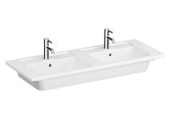 Vitra Root Groove 69518 Lavabo Dolabı, Dört Çekmeceli, 120 Cm, Mat Lacivert, Köşeli Lavabolu