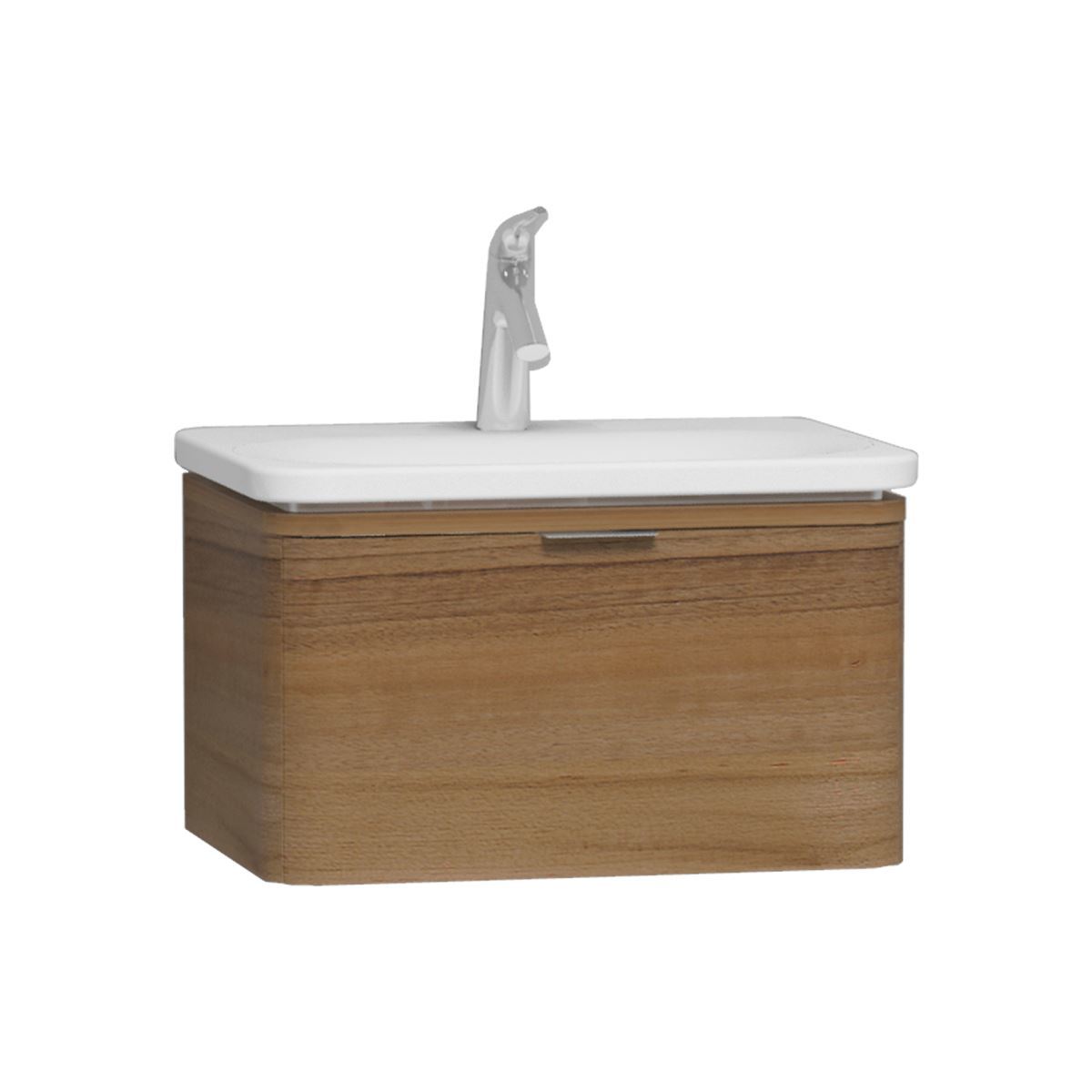 Vitra 56135 Nest Trendy Lavabo Dolabı Çekmeceli Hareli Doğal Ahşap