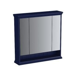 Vitra Valarte Neo 65793 Dolaplı Ayna 80 cm, Çelik Mavisi