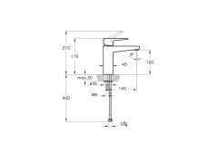 Artema Root Square A42731 Lavabo Bataryası Krom