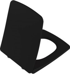 VitrA 122-483-009 Metropole Slim Klozet Kapağı Yavaş Kapanır Mat Siyah
