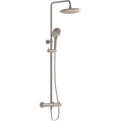 VitrA AquaHeat Bliss 240 A4720534 2F Termostatik Duş Sistemi, Fırçalı Nikel