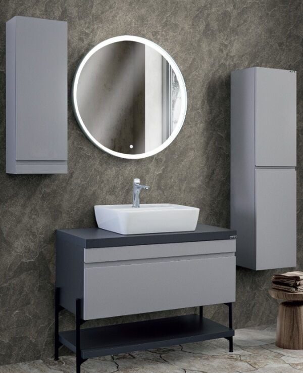 Lineart Style 100cm Lavabo Dolabı + Ledli Ayna