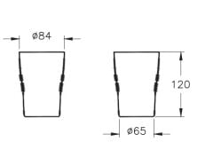 VitrA A4430157 Eternity Diş Fırçalığı Krom Beyaz