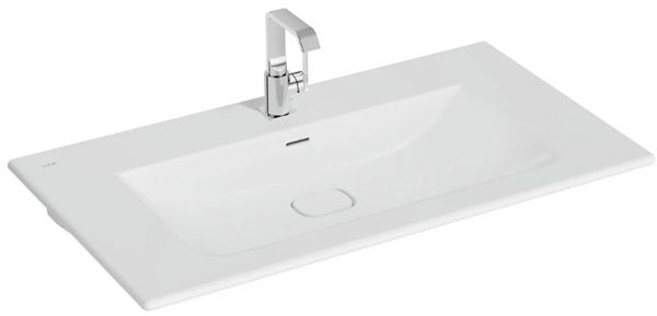 Vitra 7539B001-0001 Metropole Etajerli Lavabo 100 Cm M.Beyaz