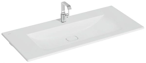 Vitra 7540B001-0001 Metropole Etajerli Lavabo 120 Cm M.Beyaz