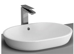 VitrA Metropole Tezgah Üstü Oval Çanak Lavabo 60 cm Parlak Beyaz 5942B003-0016