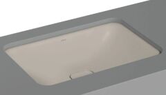 VitrA 7535B020-1083 Metropole Dikdörtgen Tezgah Altı Lavabo,60 cm,M.Bej