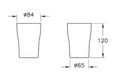 VitrA A4430139 Eternity Diş Fırçalığı Krom Siyah