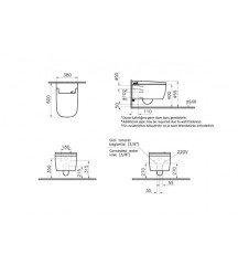 Vitra 5674b403-6193 V-Care Akıllı Klozet Basıc Beyaz Rimex (Kanalsız)