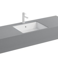 VitrA Nuo 7436B003-1082 Dikdörtgen Tezgah Altı Lavabo, 50 cm, Beyaz