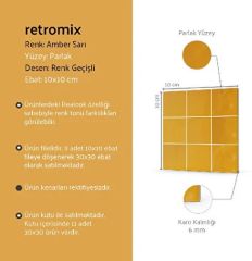 VitrA K94842380001VTE0 Retromix Amber Sarı 10x10