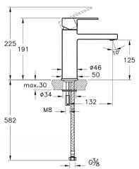 Artema Flo S A42593 Lavabo Bataryası(Yüksek) Krom