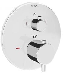VitrA A42671 Origin Ankastre Termostatik Banyo Bataryası Krom