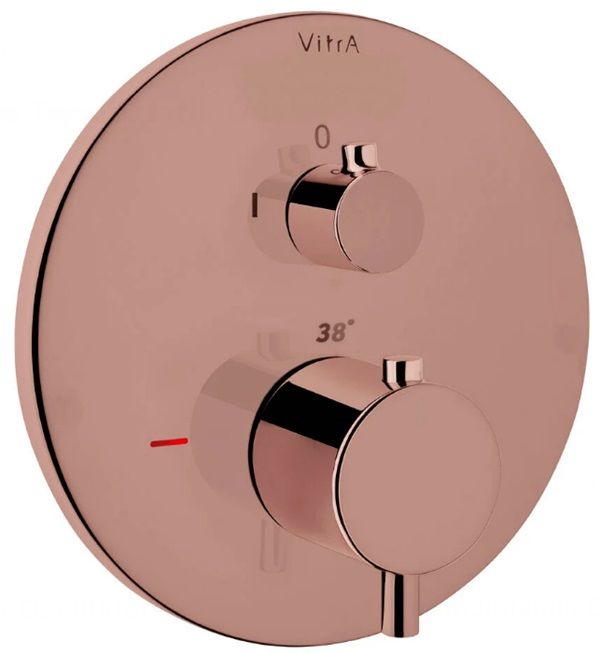 Vitra A4267226 Origin Ankastre Termostatik Duş Bataryası Bakır