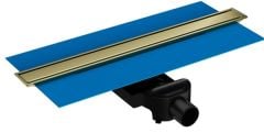 Vitra 59980563000 Eco Flow 60cm Duş Kanalı Yandan Çıkışlı P.Altın