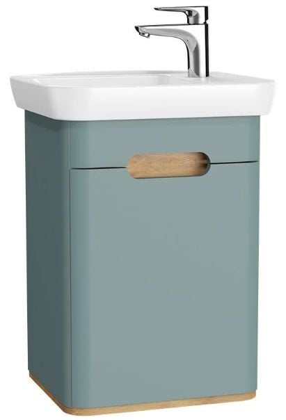 Vitra 65869 Sento Lavabo Dolabı(Sağ) 50 Cm Kapaklı Mat Fiyord Yeşili