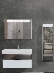 Lineart Sharp 81 cm Banyo Dolabı + Ledli Ayna