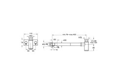 VitrA A4515926 Origin Lavabo Sifon Seti Simetrik Rozetli Bakır