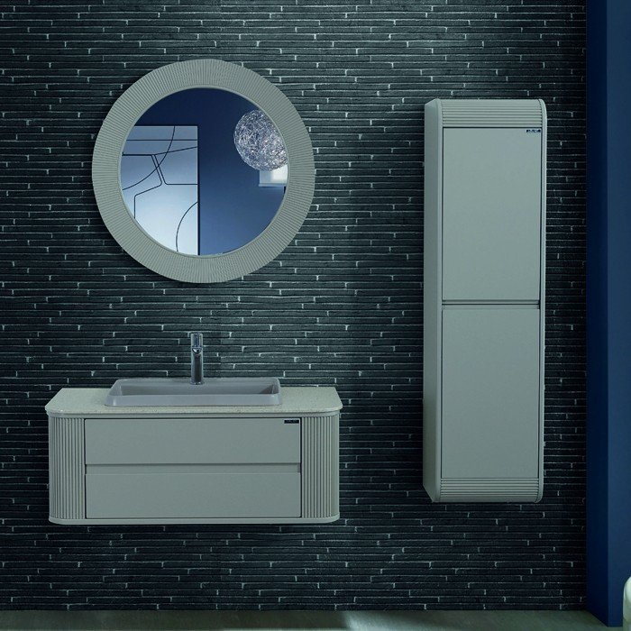 Lineart Maison 100 cm Banyo Dolabı + Ayna