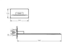 VitrA A45712 Strato 2f Duş Başlığı Krom