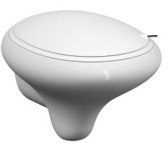 VitrA İstanbul 4518B403-0090 Rim-ex Asma Klozet Parlak Beyaz (Kanalsız) 52 Cm