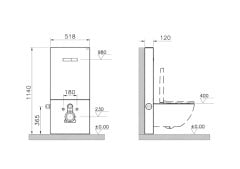 VitrA Vitrus 770-5770-01 Cam Rezervuar 3/6 L Beyaz