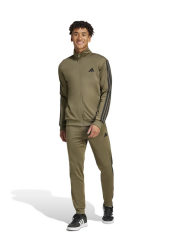 adidas 3-Stripes Erkek Yeşil Günlük Stil Eşofman Takımı JI8854